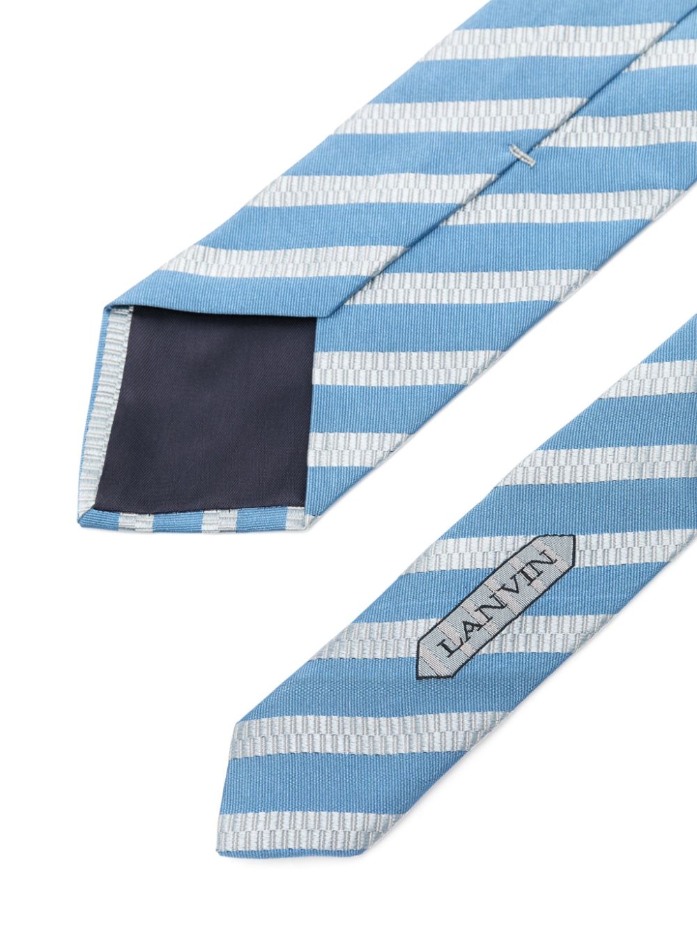 Striped-Jacquard Silk Tie