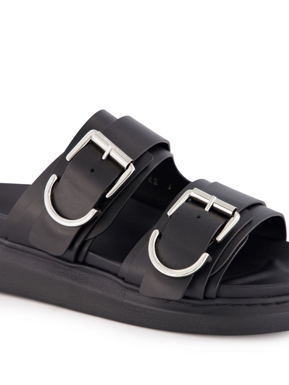 Buckle-Strap Sandals