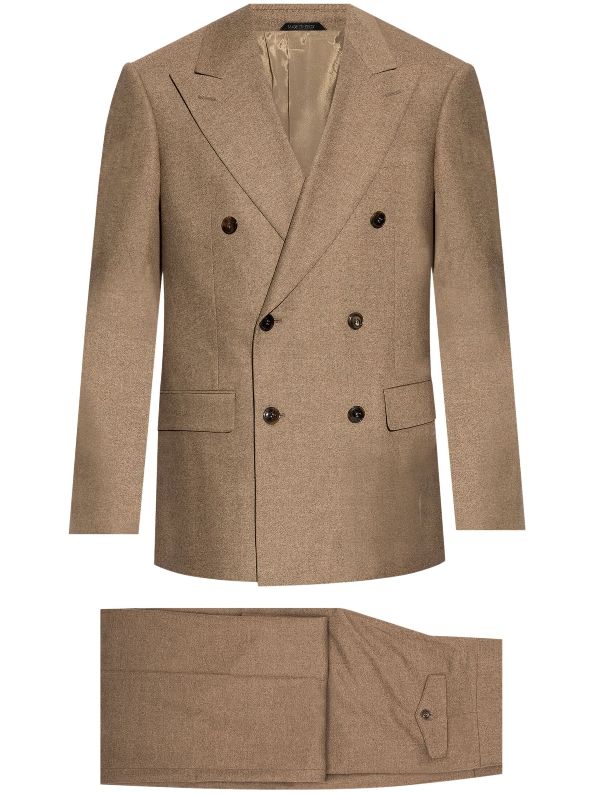 Double-Breasted Wool Suit