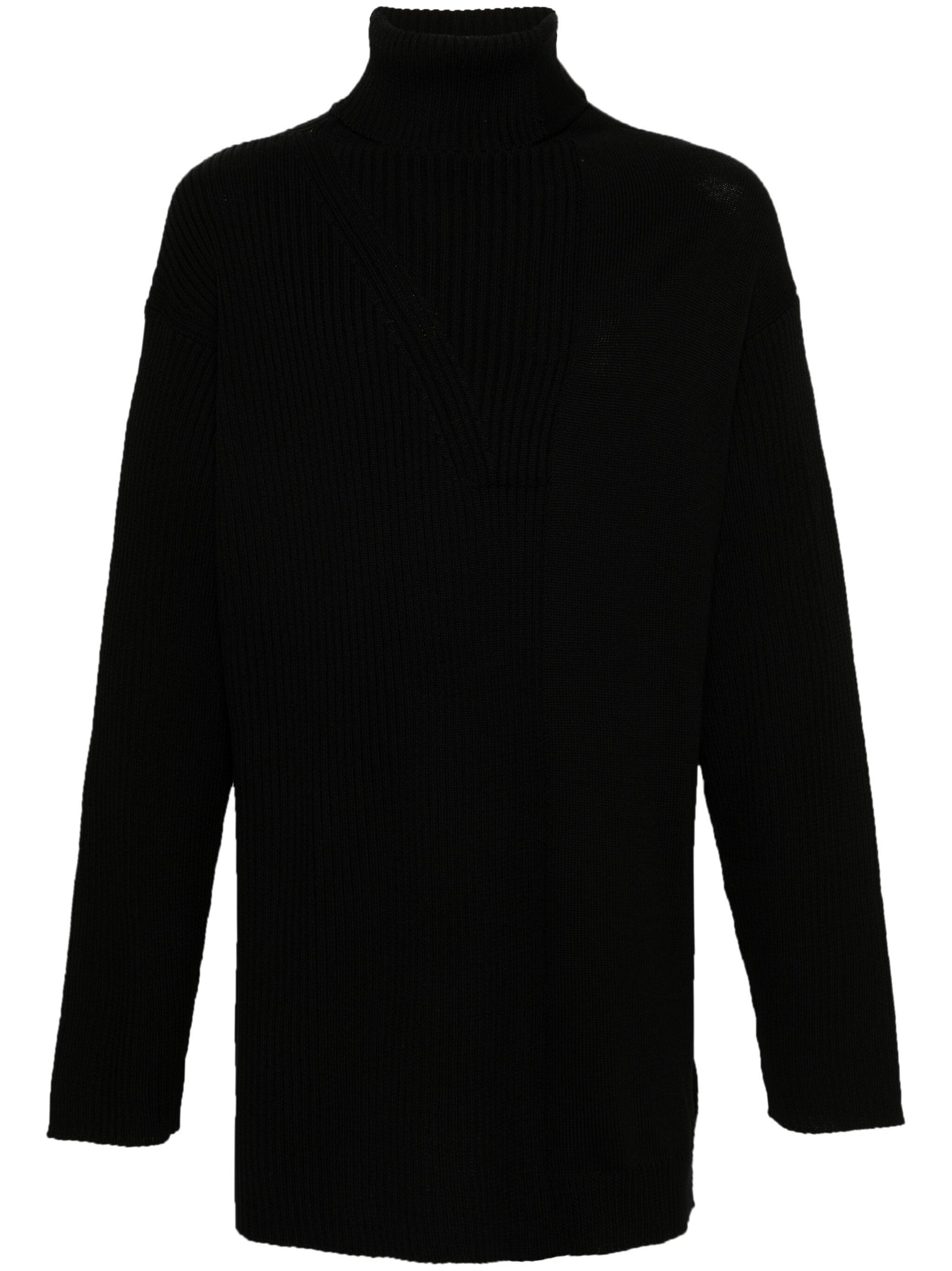 Ribbed-Knit Sweater