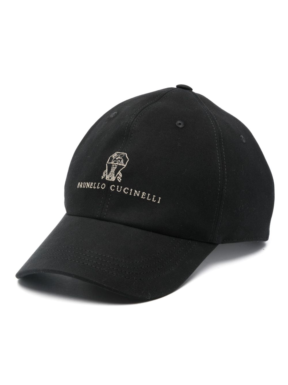 logo-embroidered cap