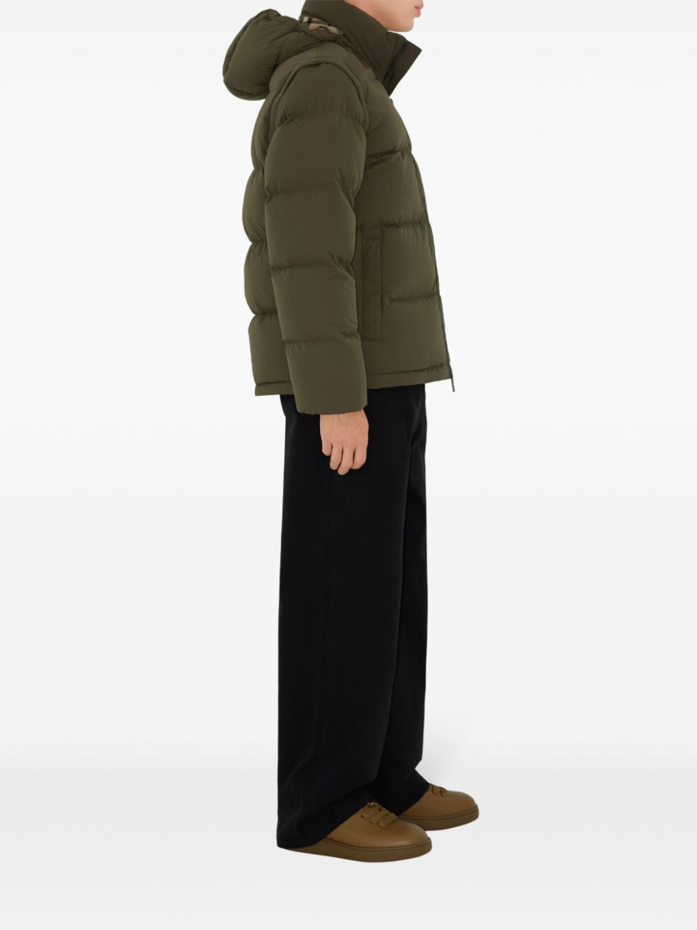 Detachable-Sleeve Puffer Jacket