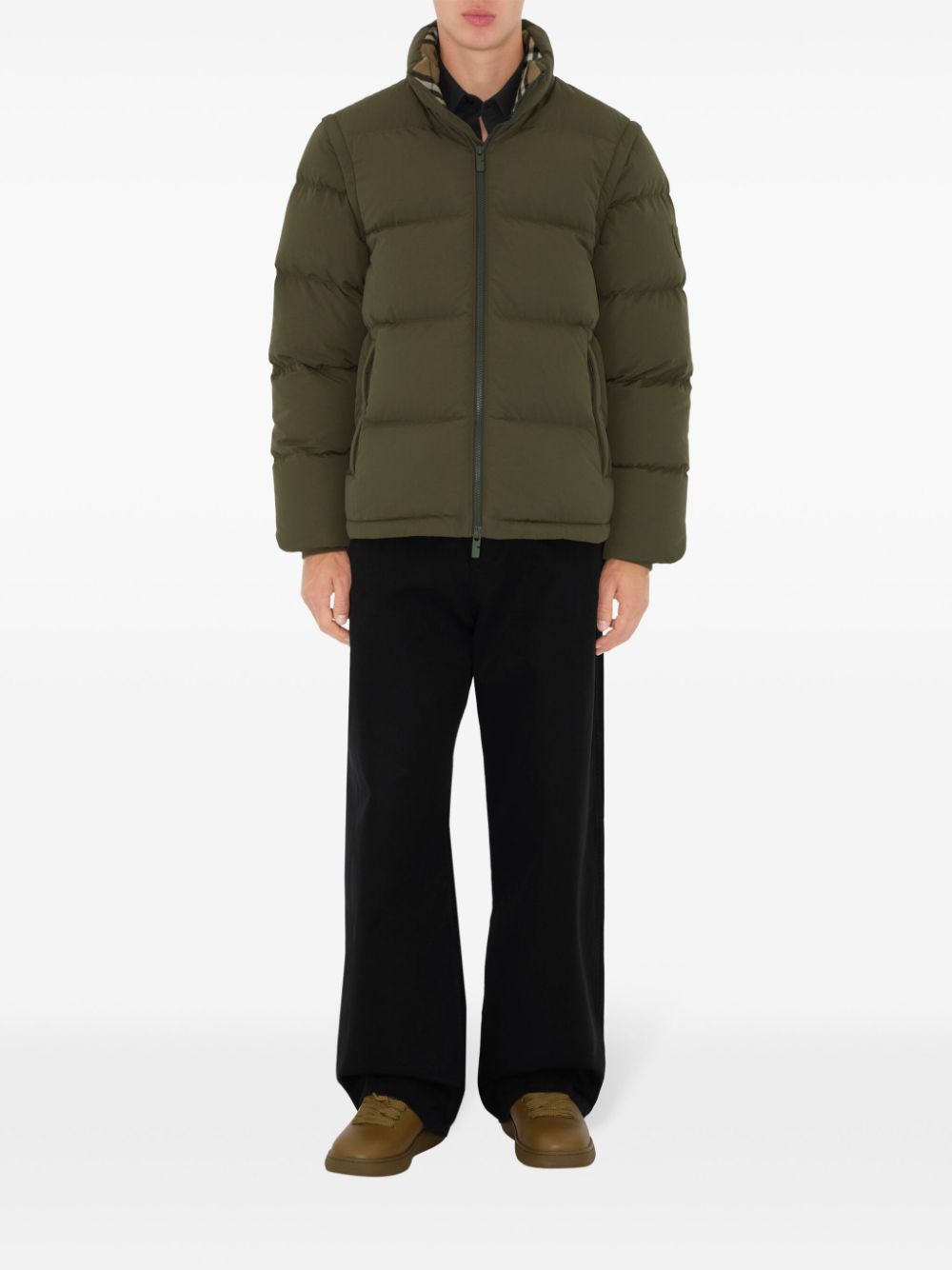 Detachable-Sleeve Puffer Jacket