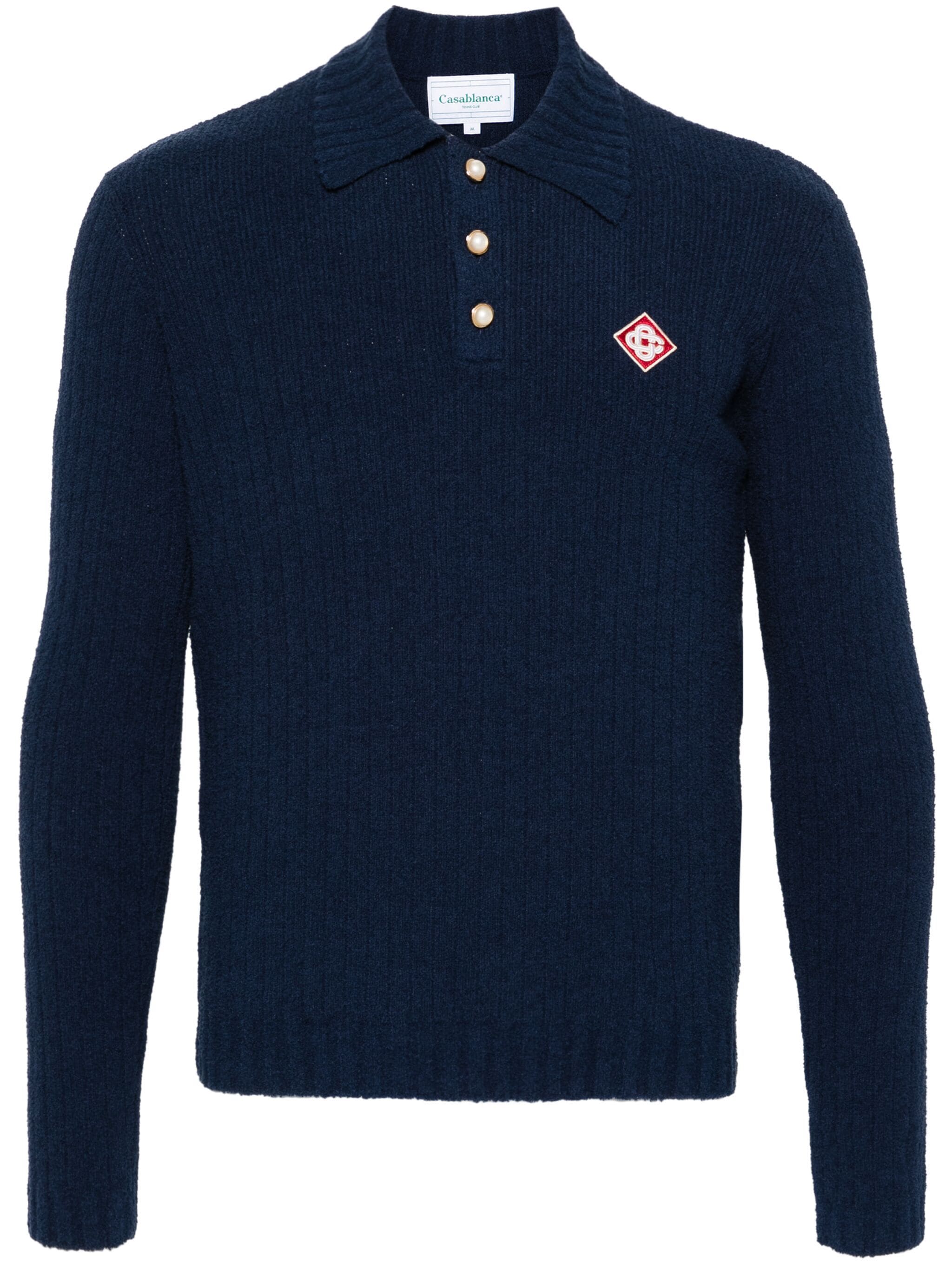 Bouclé Polo Shirt