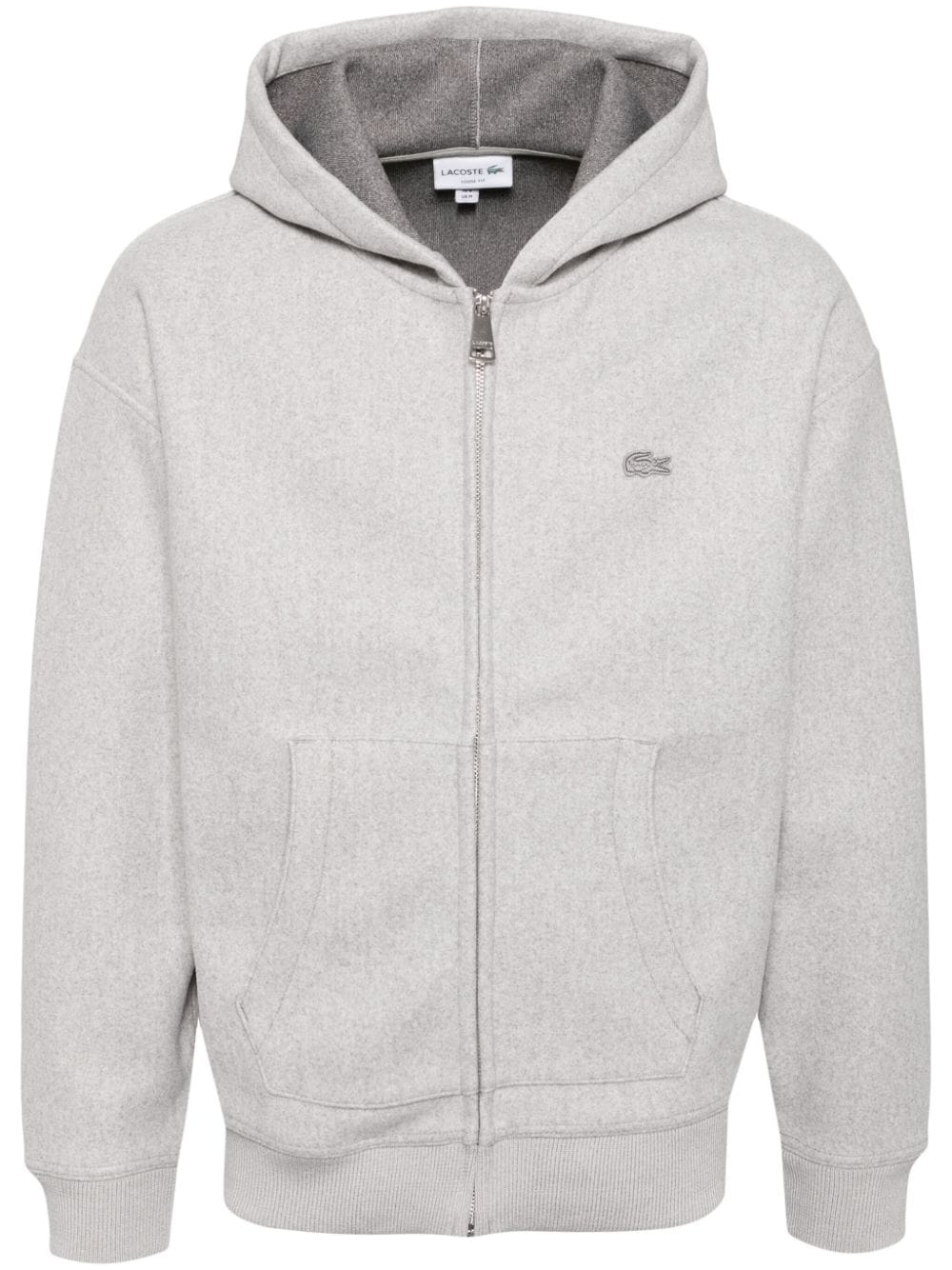 Loose Fit Zip-Up Hooded Jacket