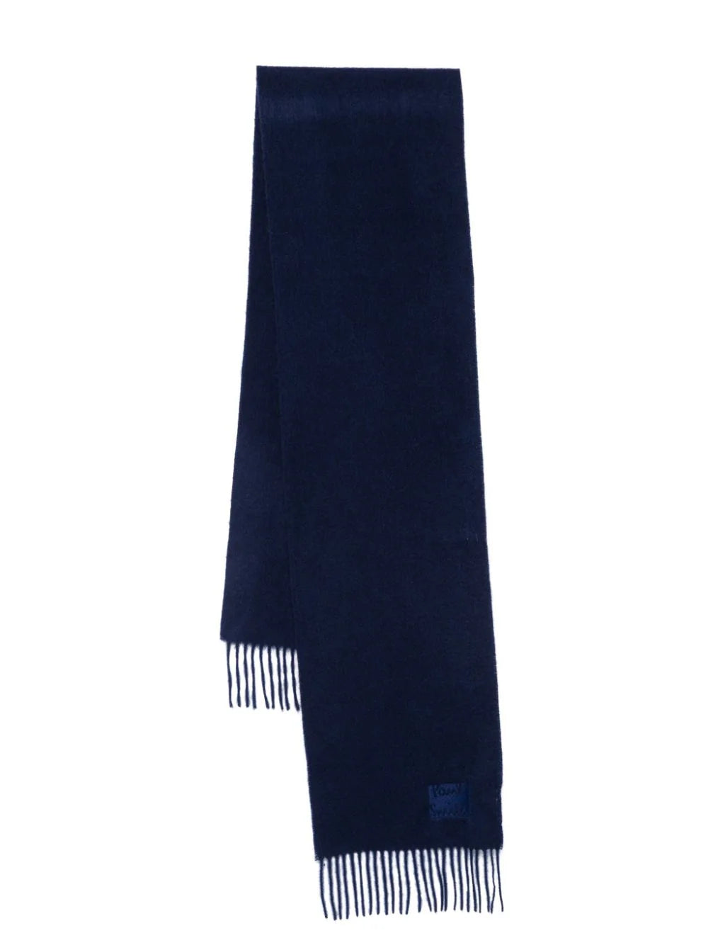 Logo-Embroidered Cashmere Scarf