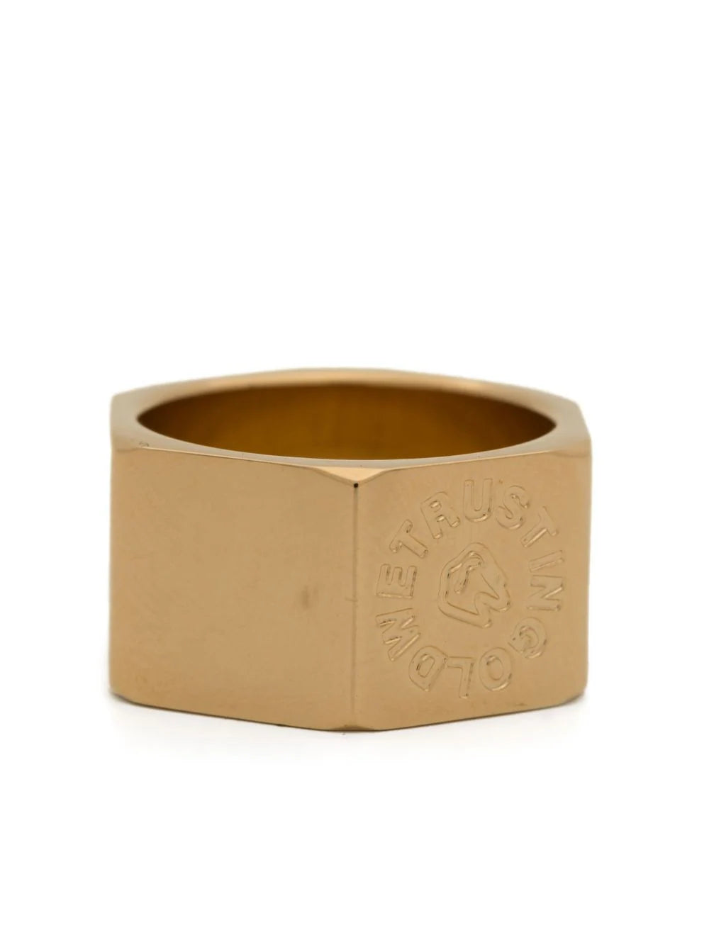 Logo-Debossed Chunky Ring