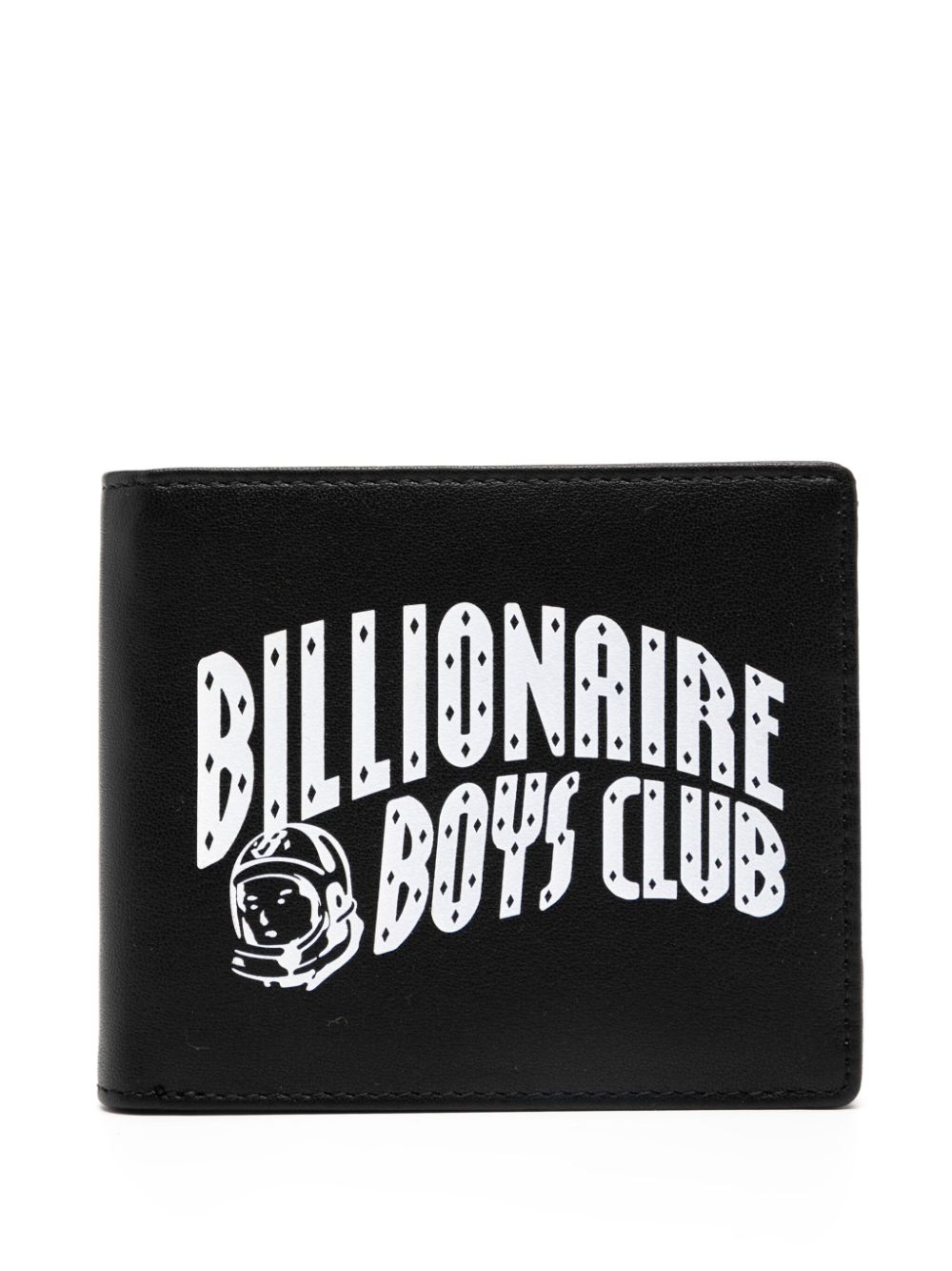 Logo-Print Leather Wallet