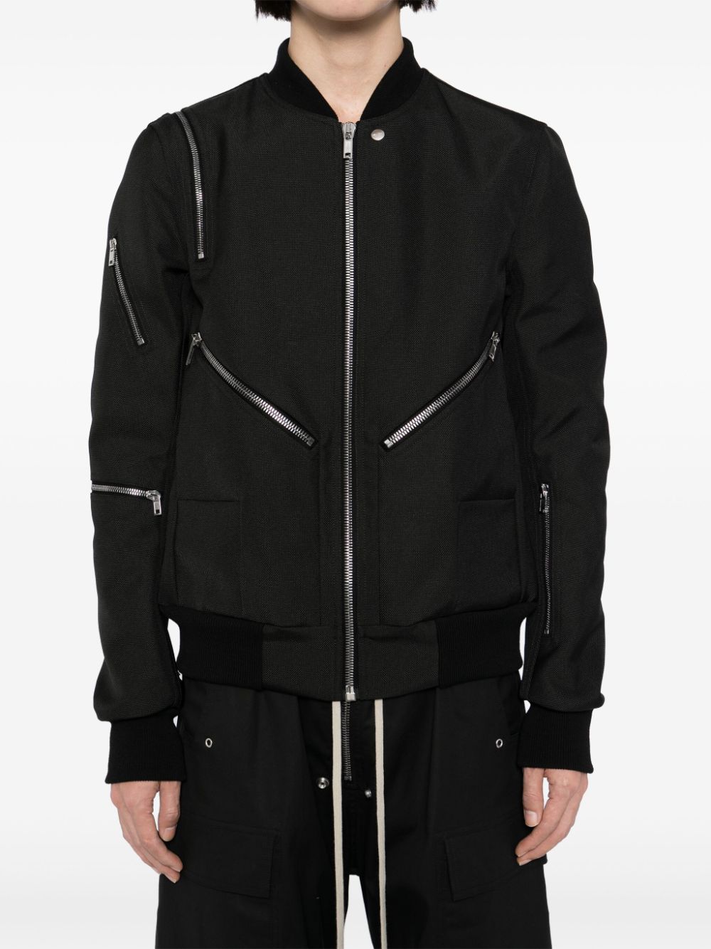 Zip-Detaining Bomber Jacket