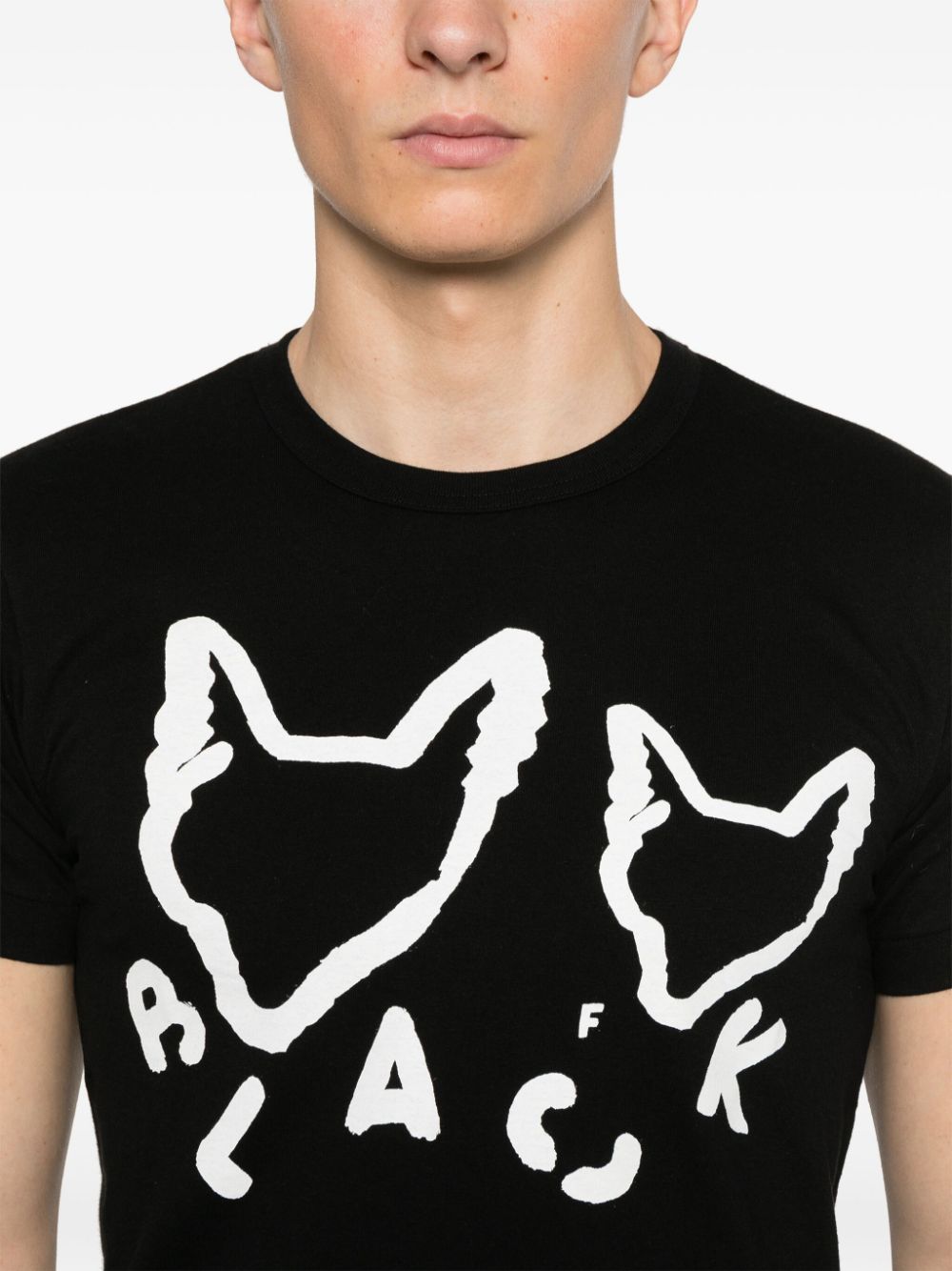 Cat-Print T-Shirt