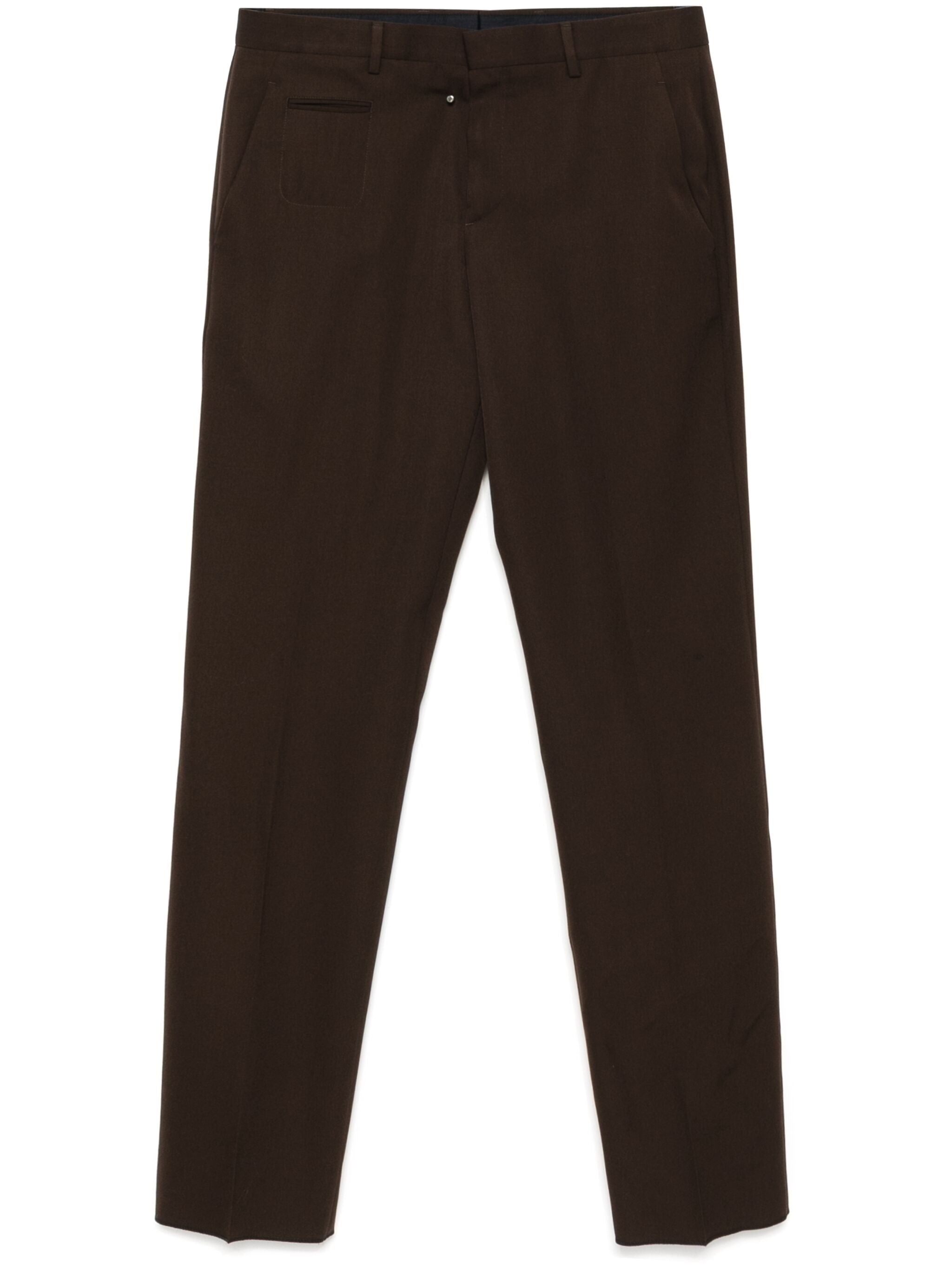 Straight-Leg Silm Trousers