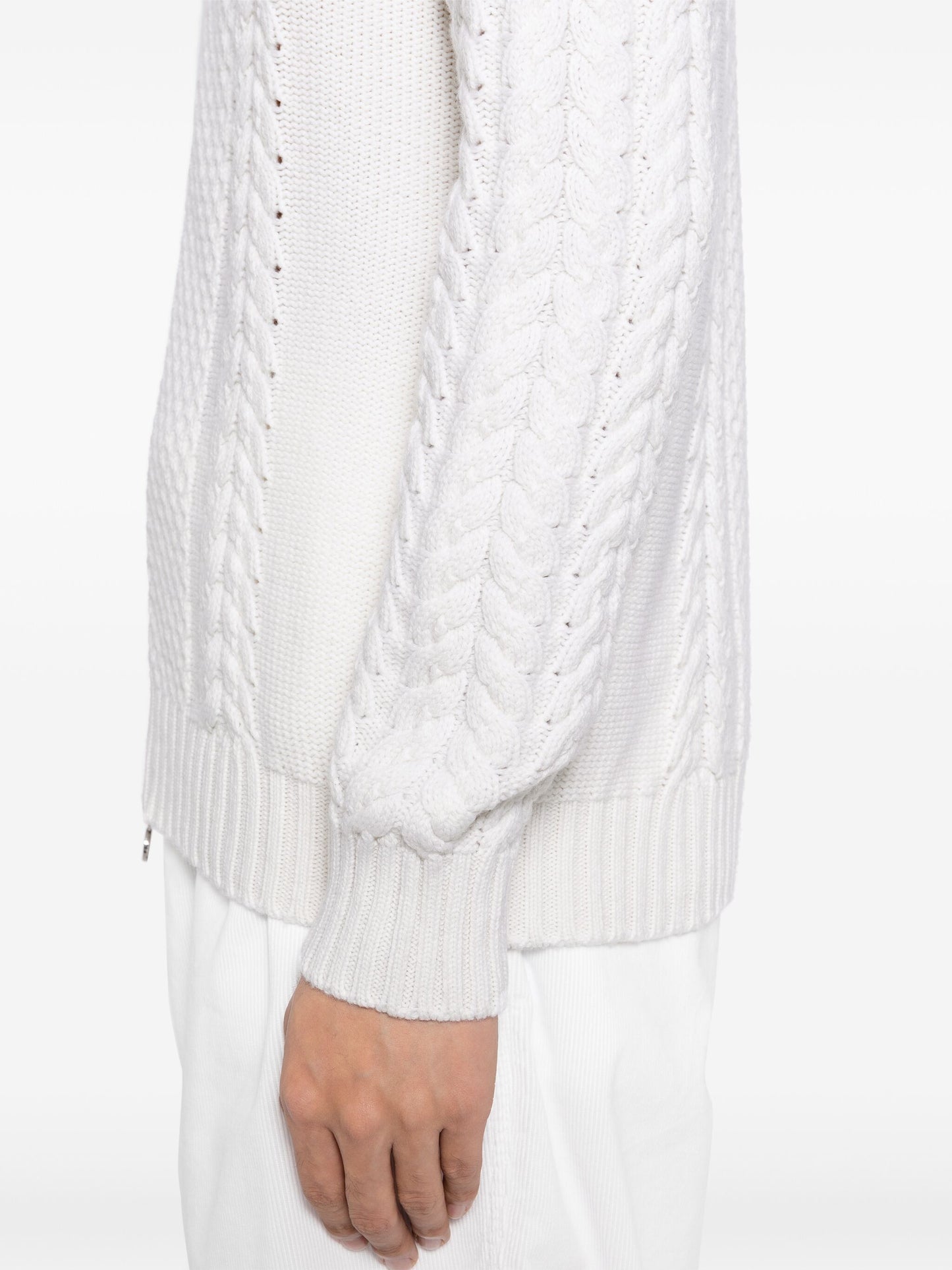 Cable-Knit Cashmere Cardigan