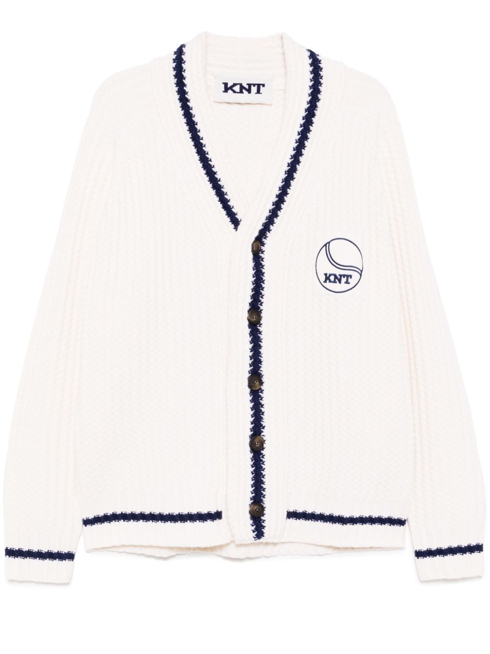 Logo Patched Cardigan
