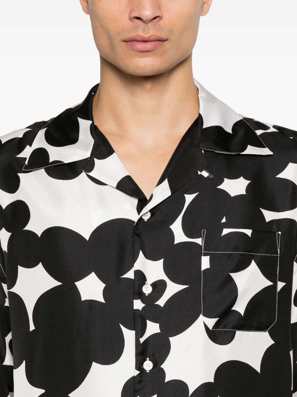 Floral-Print Shirt