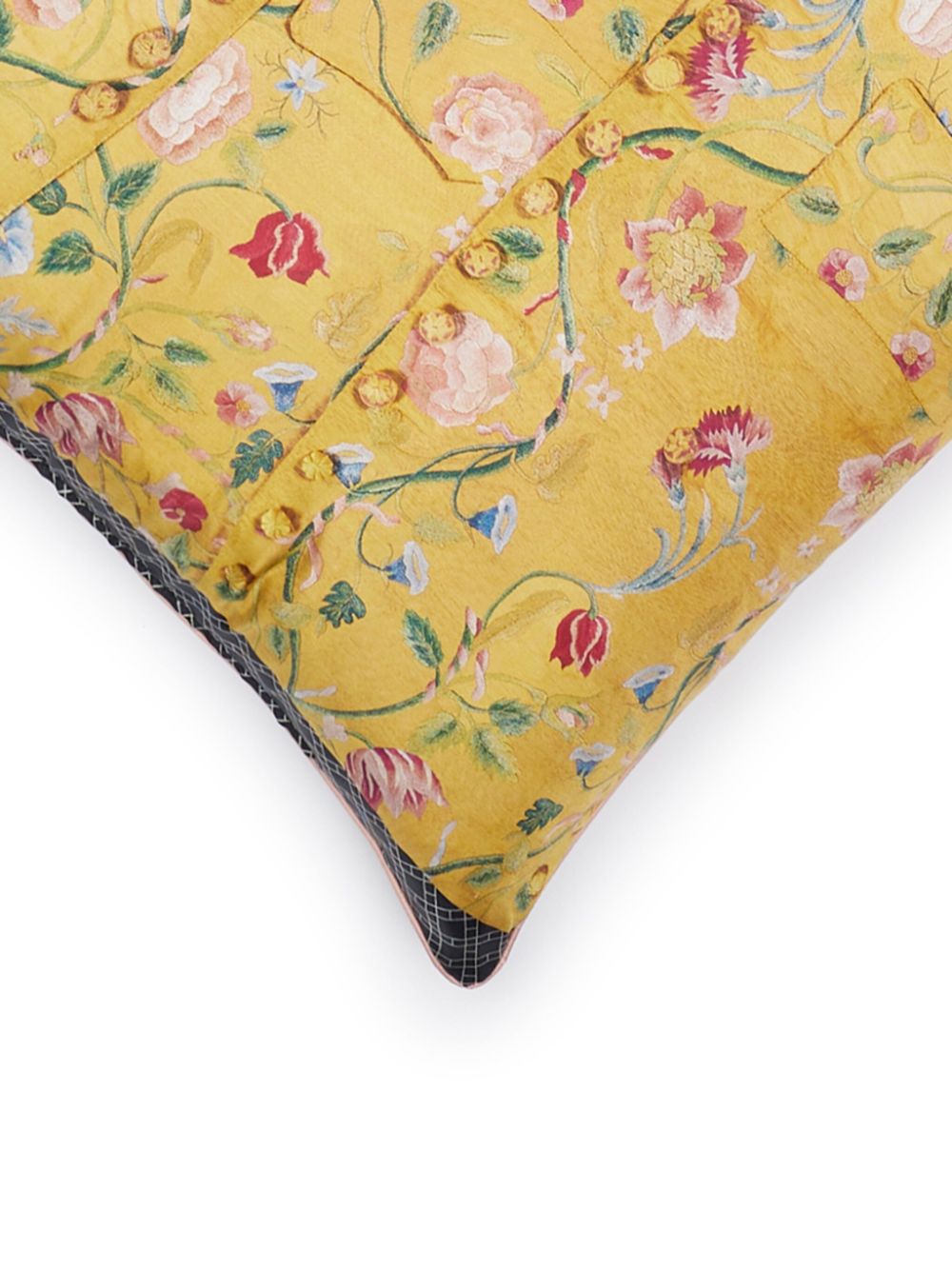 Floral-Print Cushion