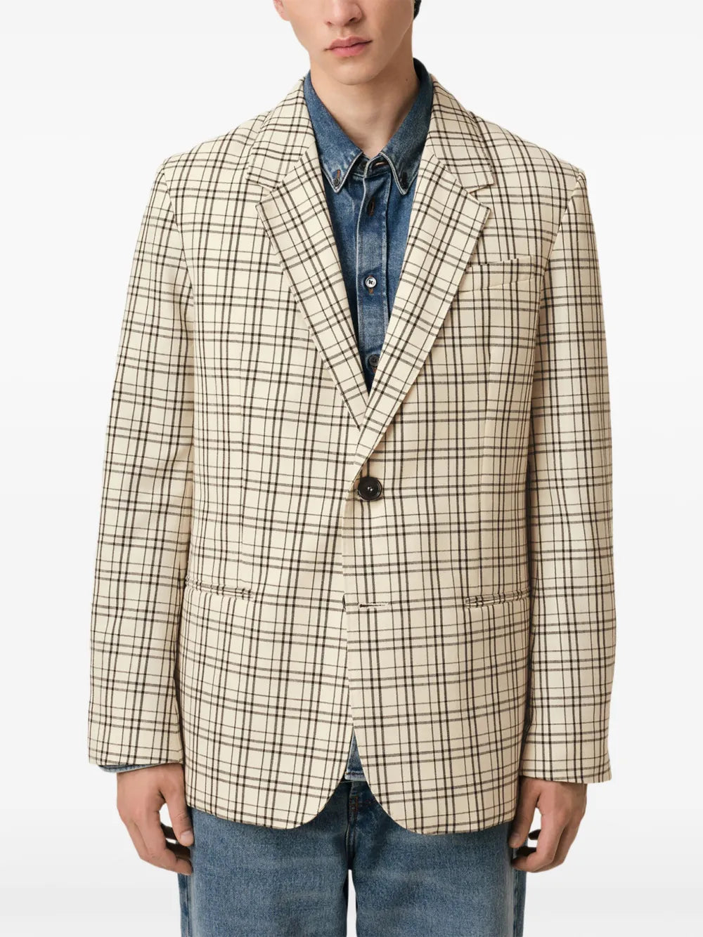 Checkered Blazer