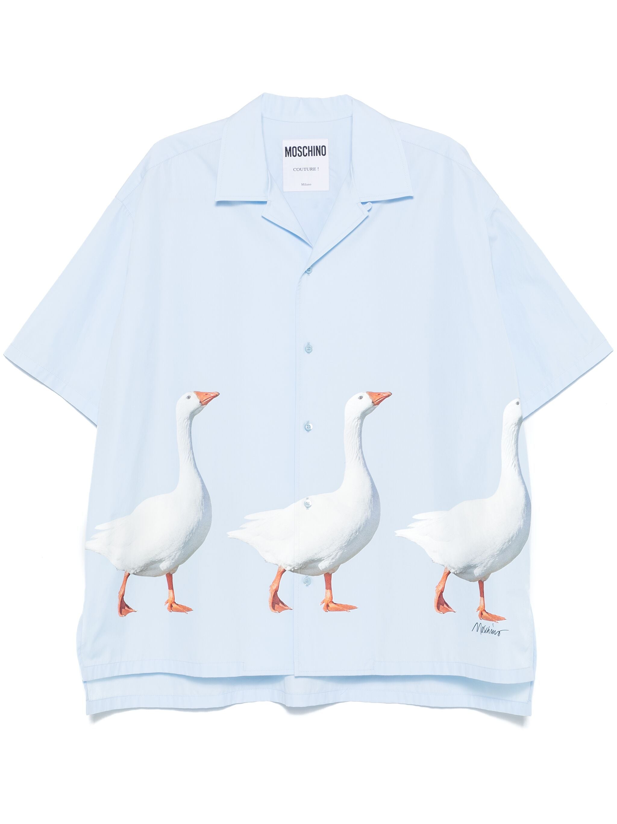 Goose-Print Shirt