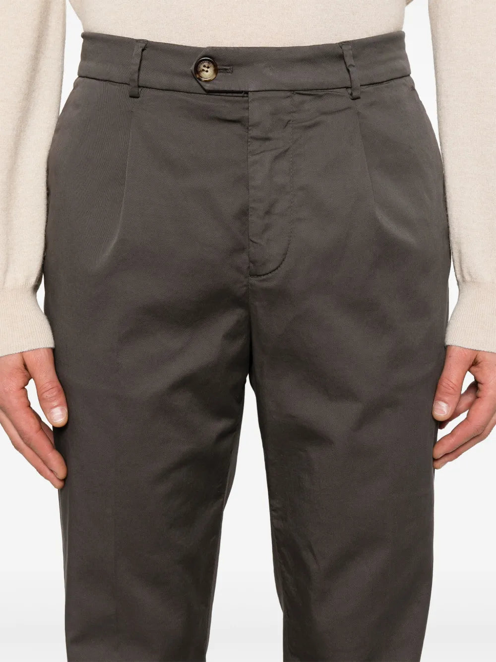 Pleat-Detail Trousers