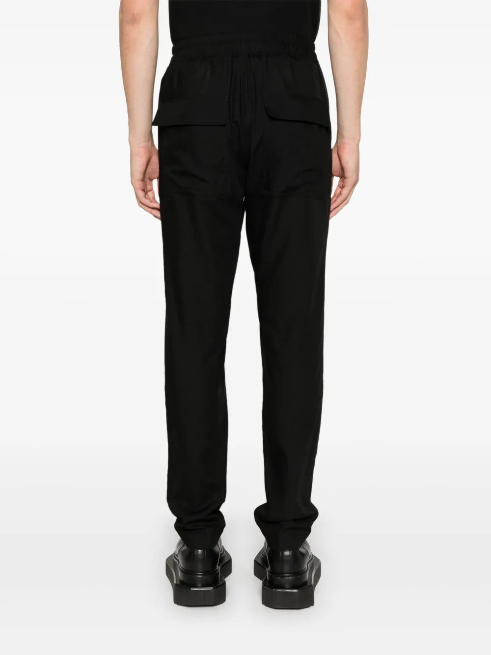 Drawstring Slim Long Trousers