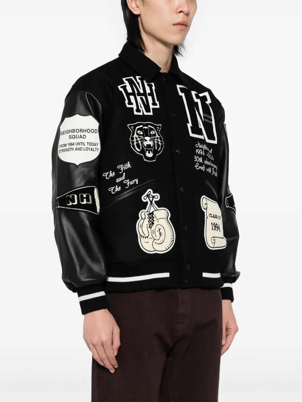 Badge Bomber Jacket