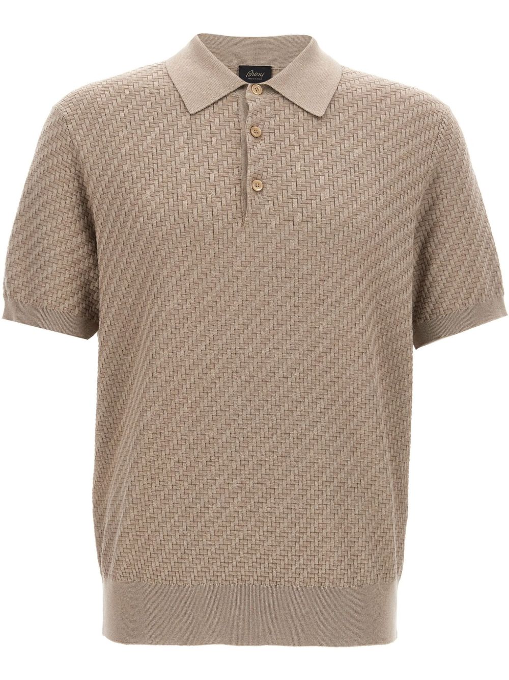 knitted polo shirt 