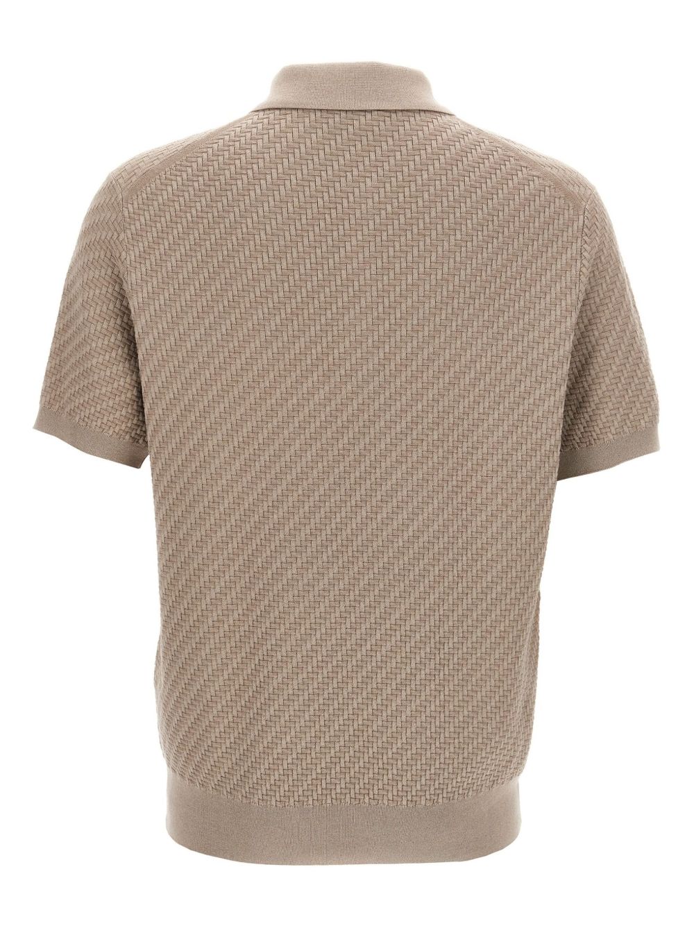 knitted polo shirt 