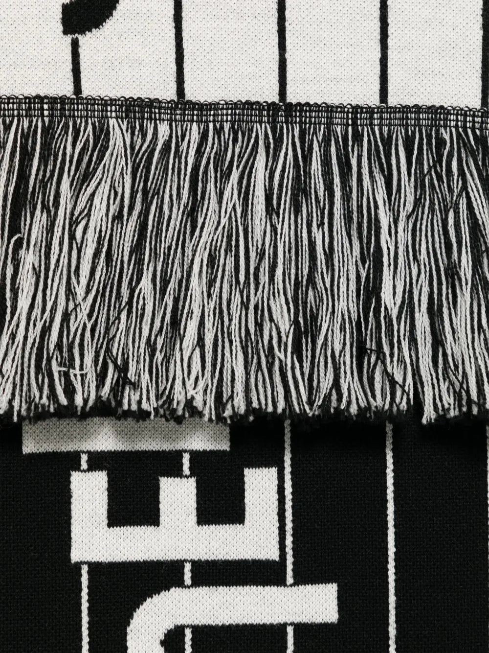 L'echarpe Liga Scarf - Jacquemus - Wool - Black