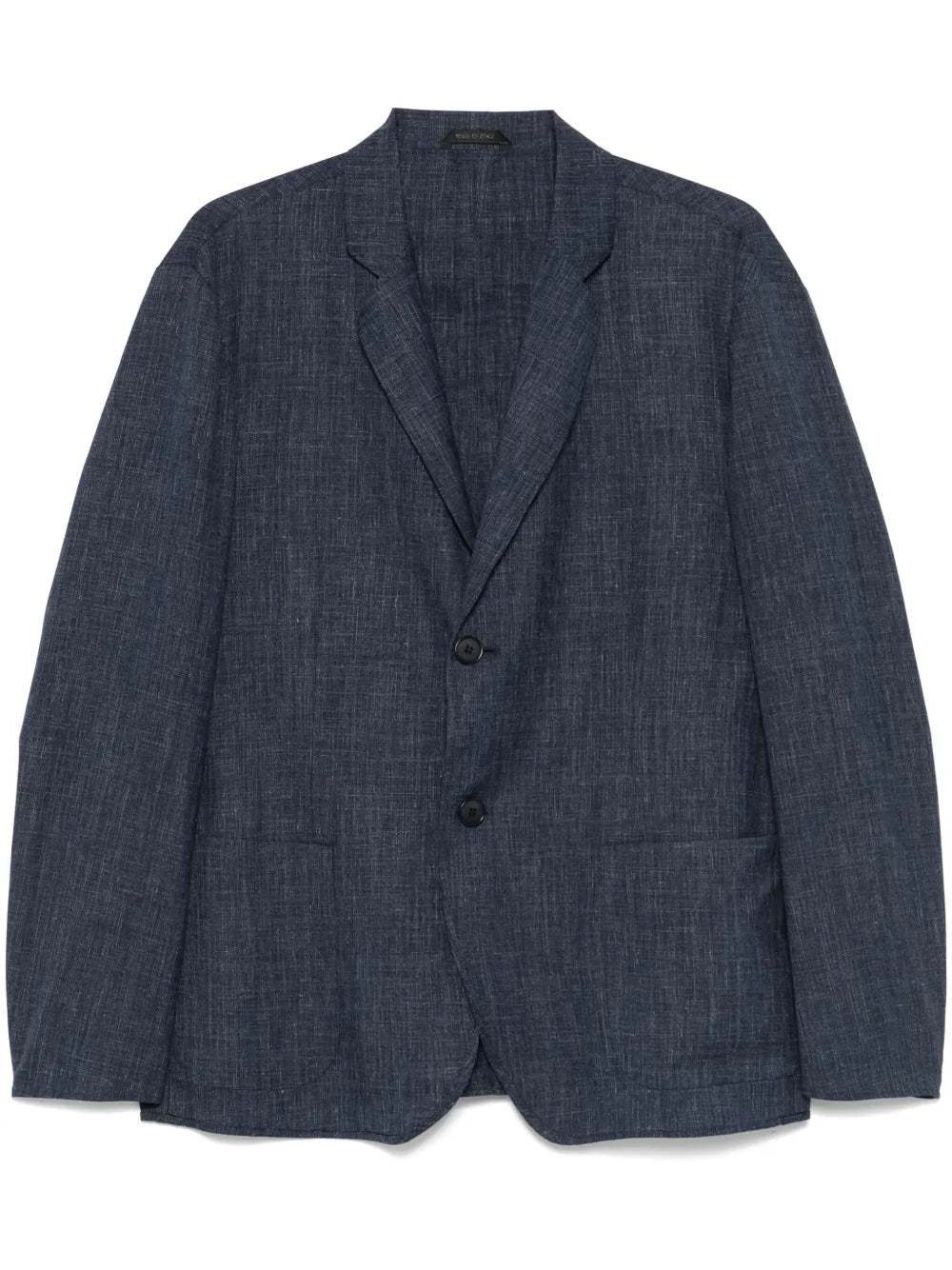 Slub-Textured Blazer