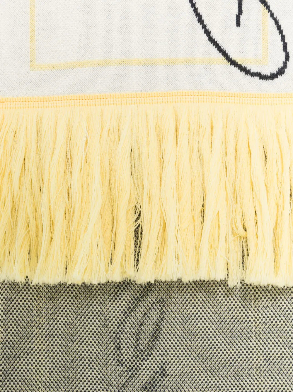 L'echarpe Liga Scarf - Jacquemus - Wool - Yellow