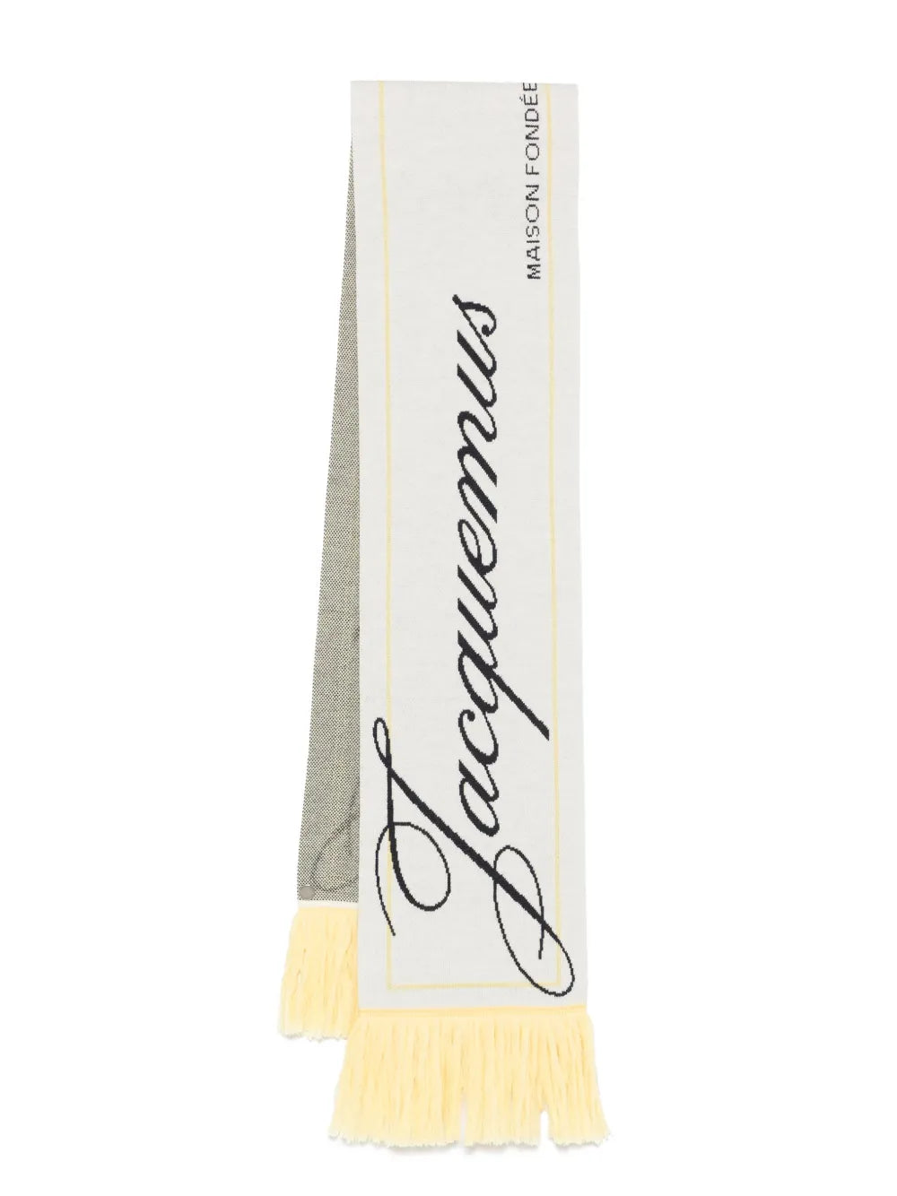 L'echarpe Liga Scarf - Jacquemus - Wool - Yellow