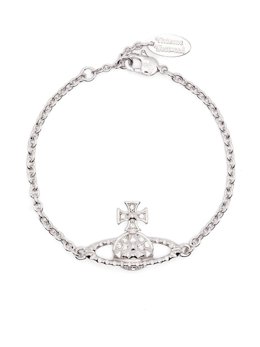 Orb-plaque bracelet