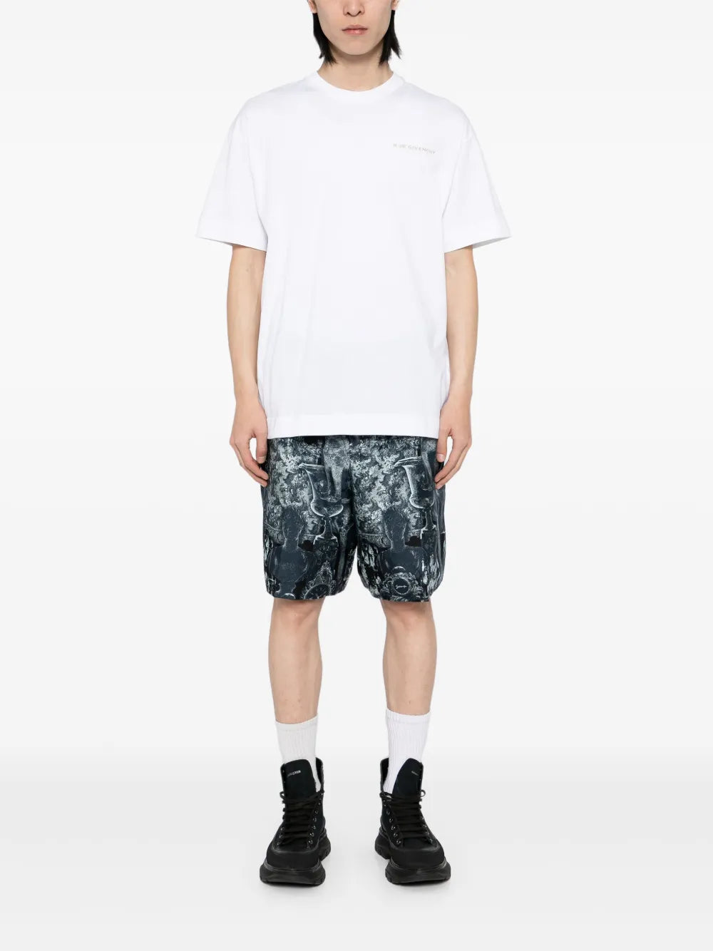 Hubert-Print Bermuda Shorts