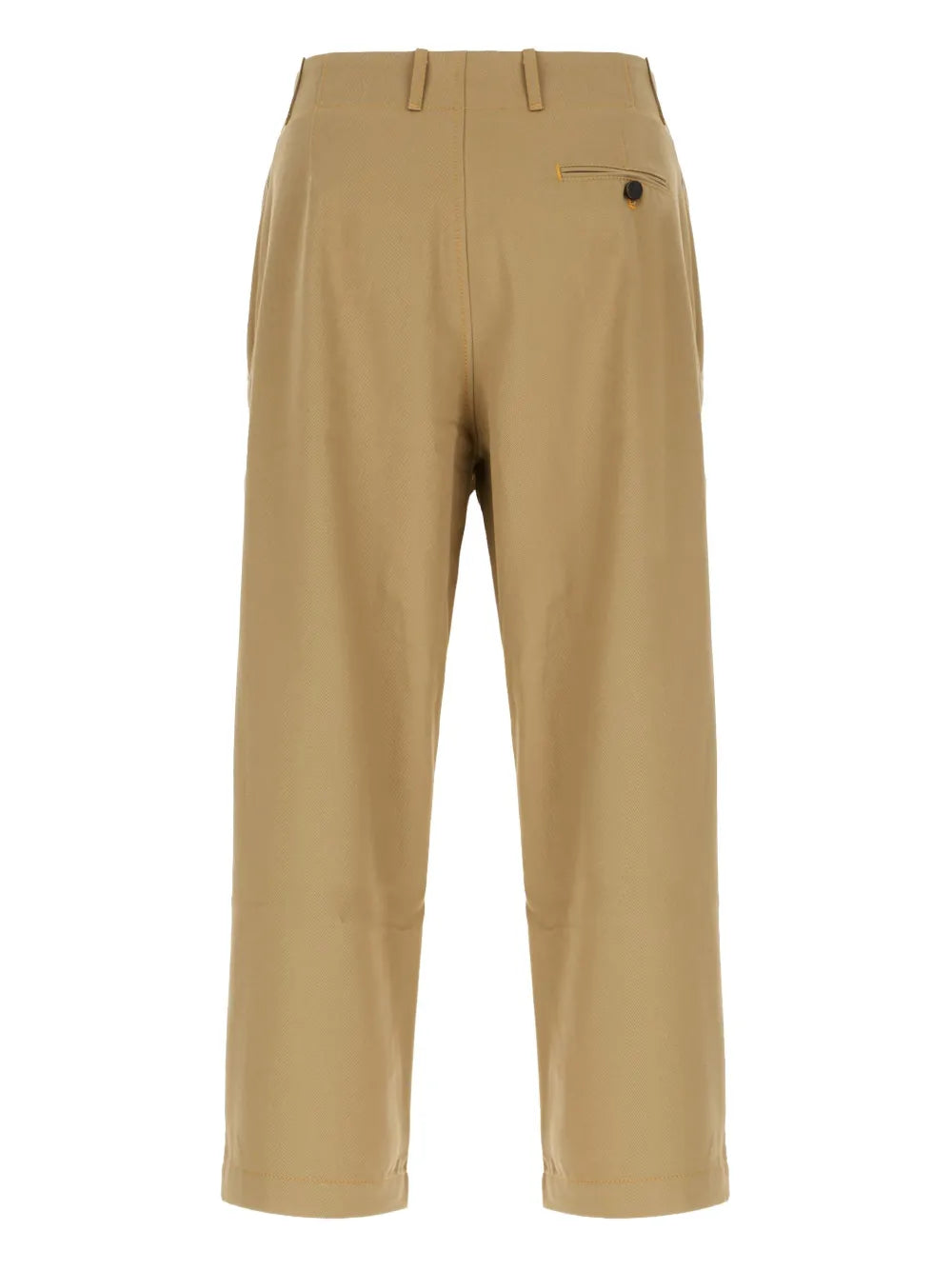 Double-Waistband Straight-Leg Trousers