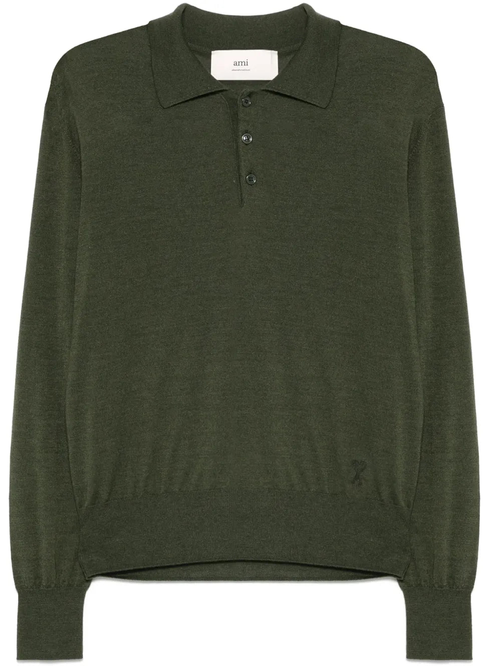 Fine-Knit Polo Shirt