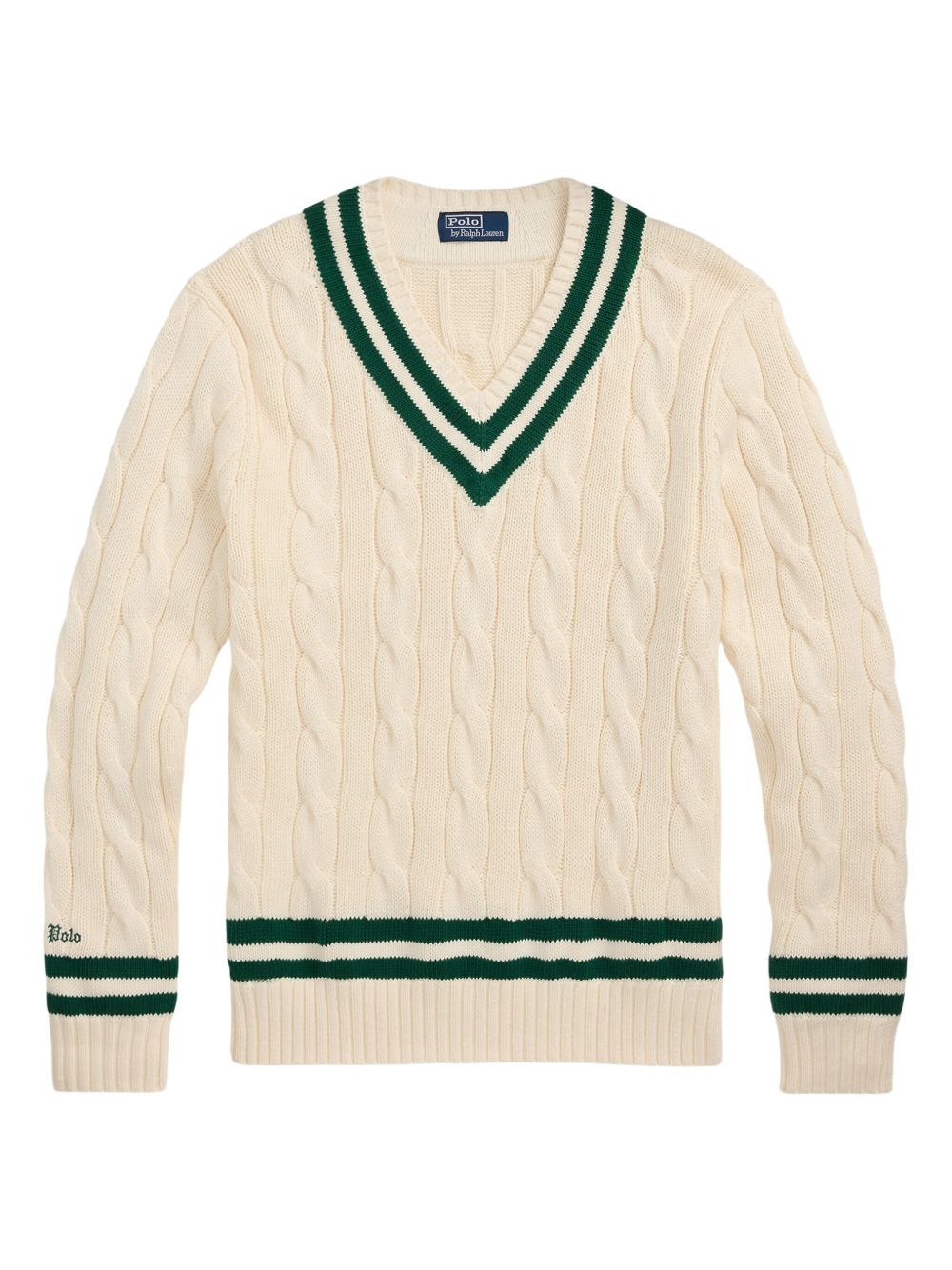 cable-knit jumper