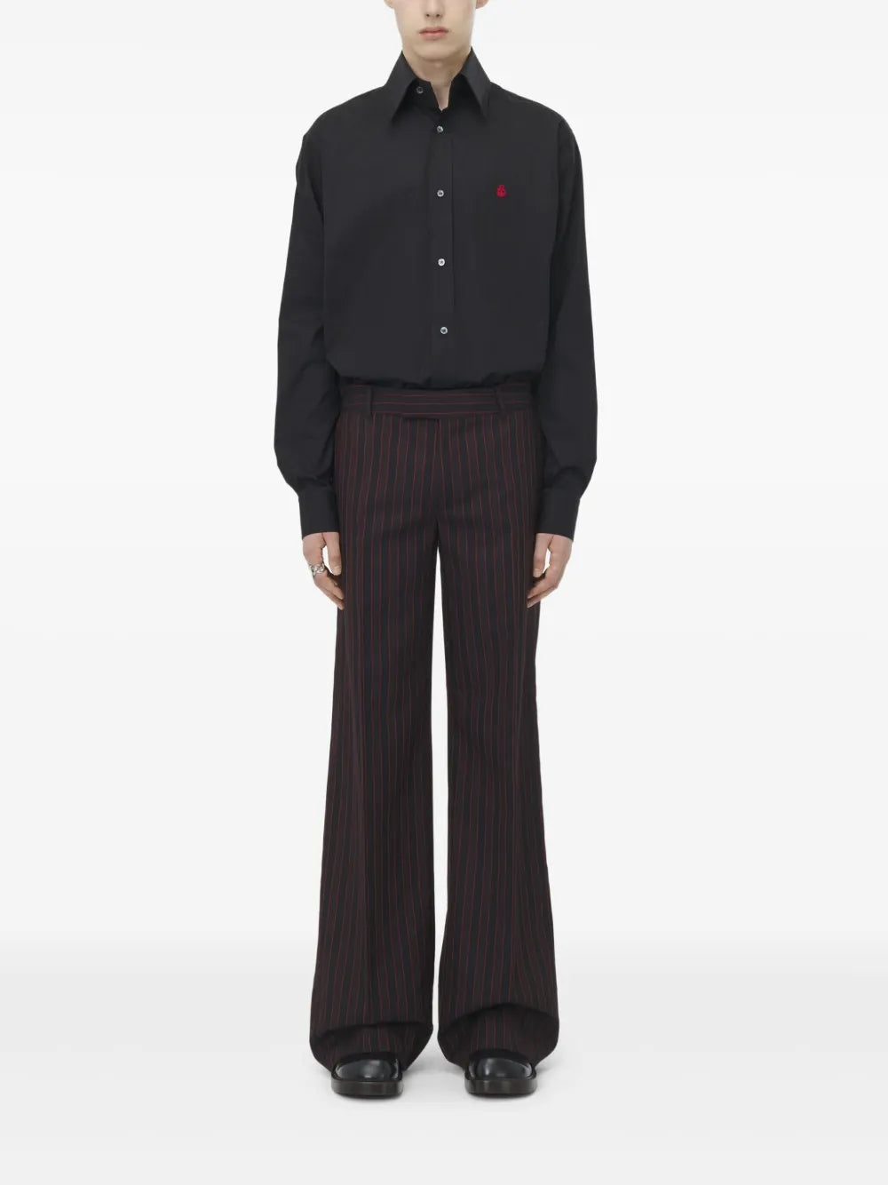 Pinstripe Tailored Trousers