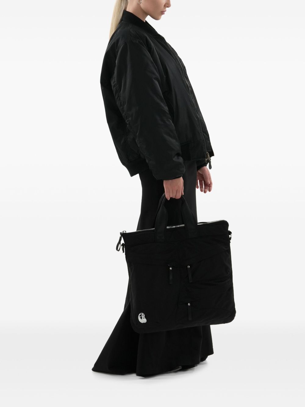 Ruched Tote Bag