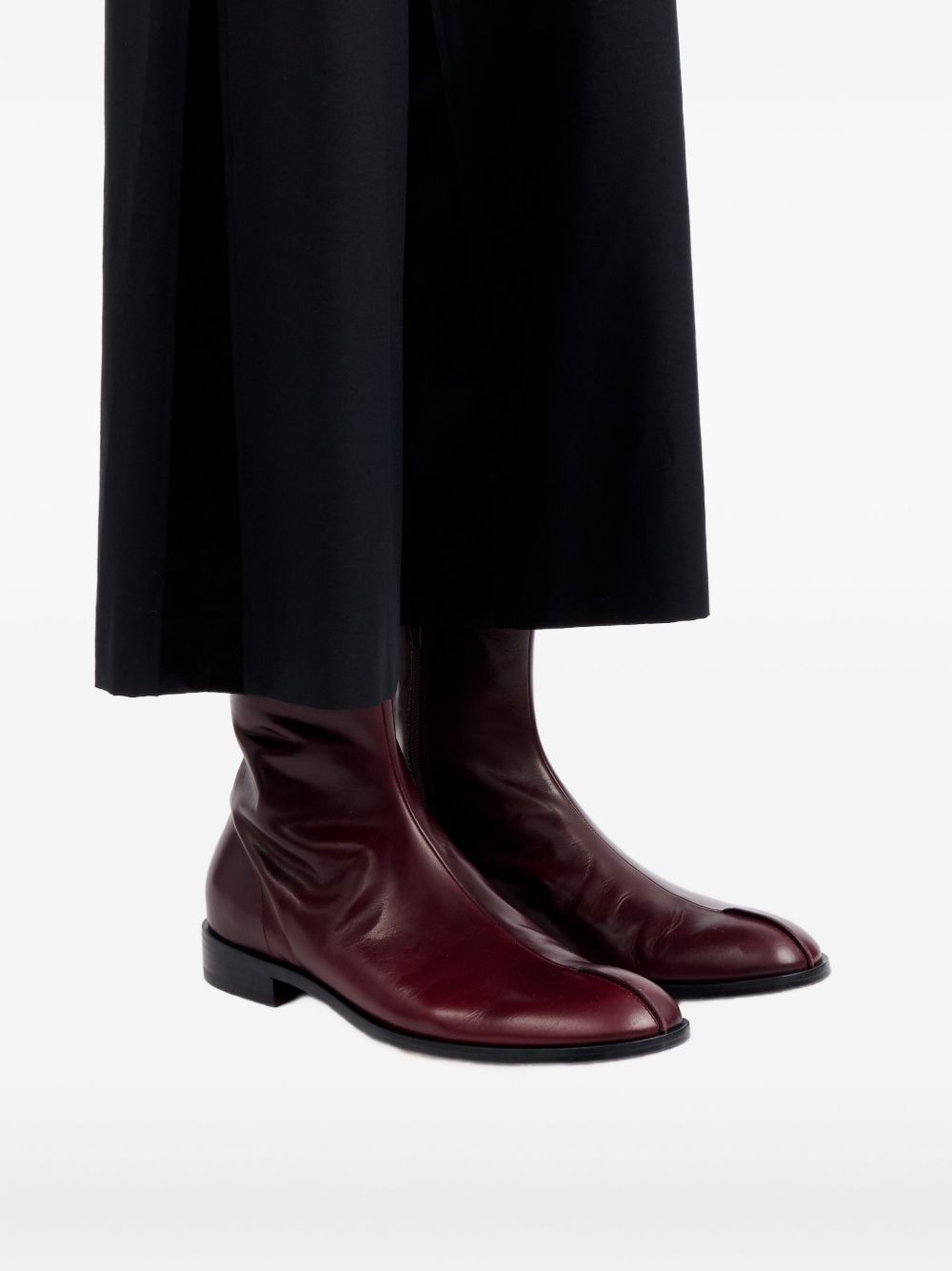 leather ankle boots