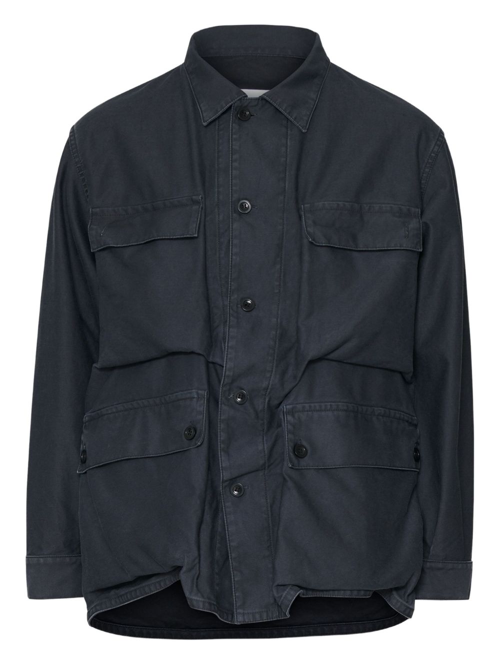 patch-pocket shirt jacket