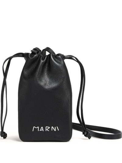 Drawstring Leather Wallet