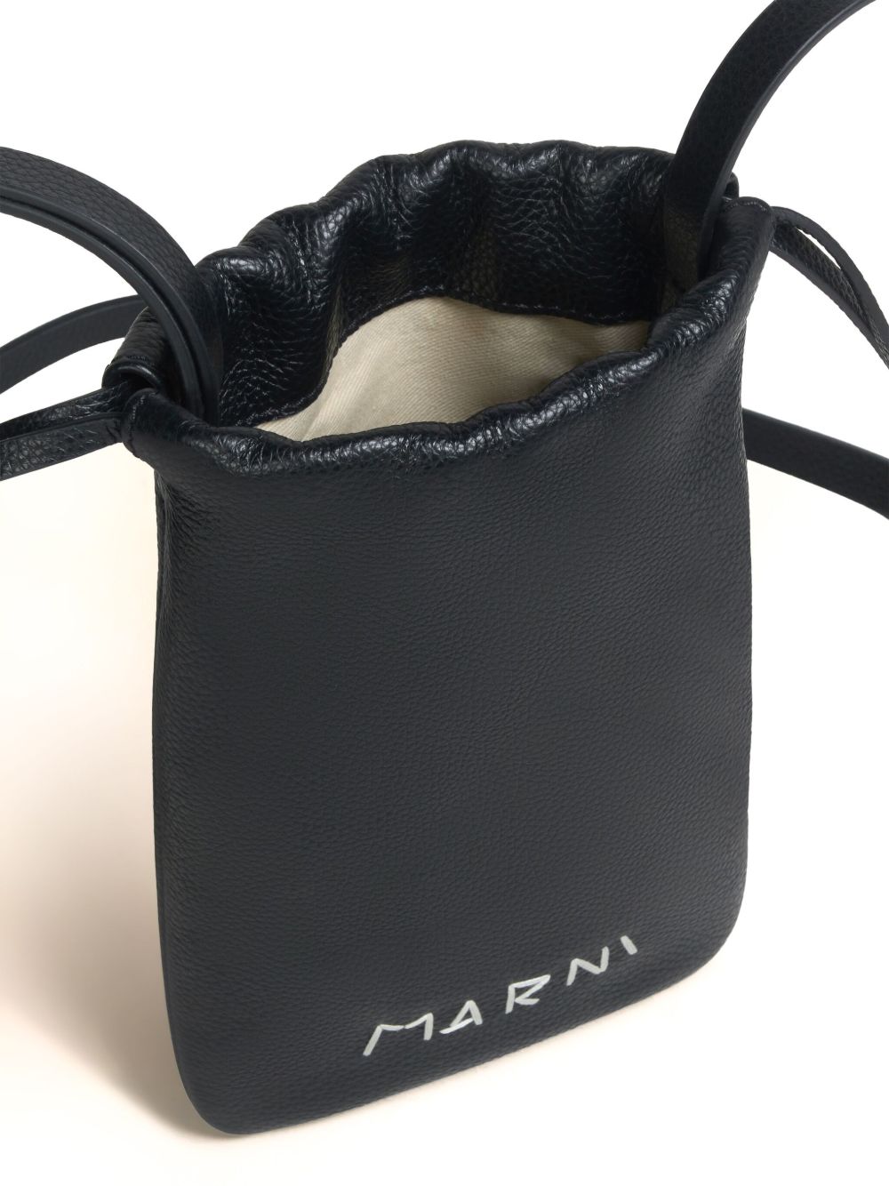 drawstring leather wallet