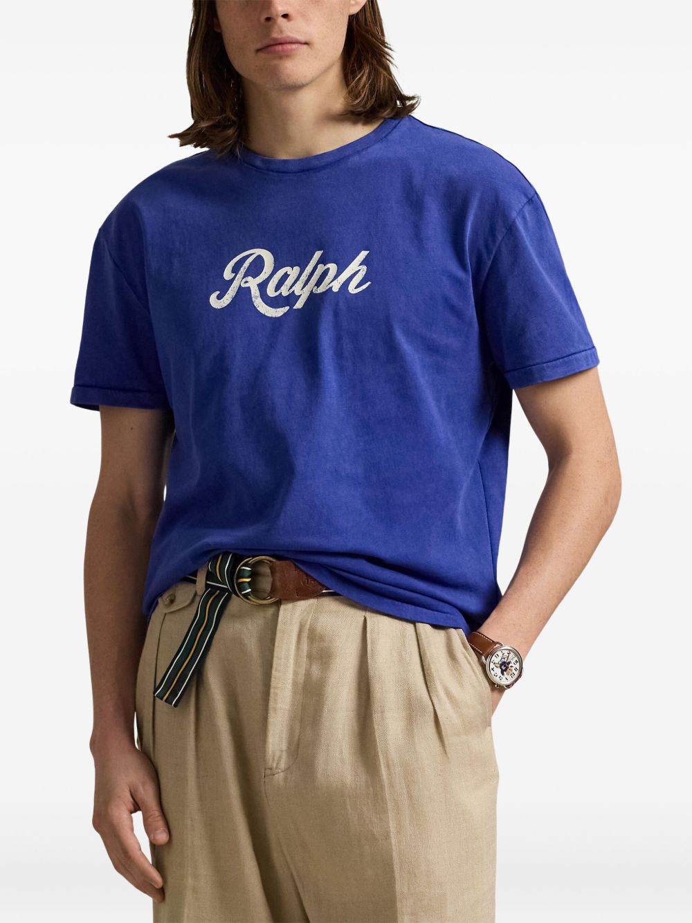 logo-print crew-neck T-shirt
