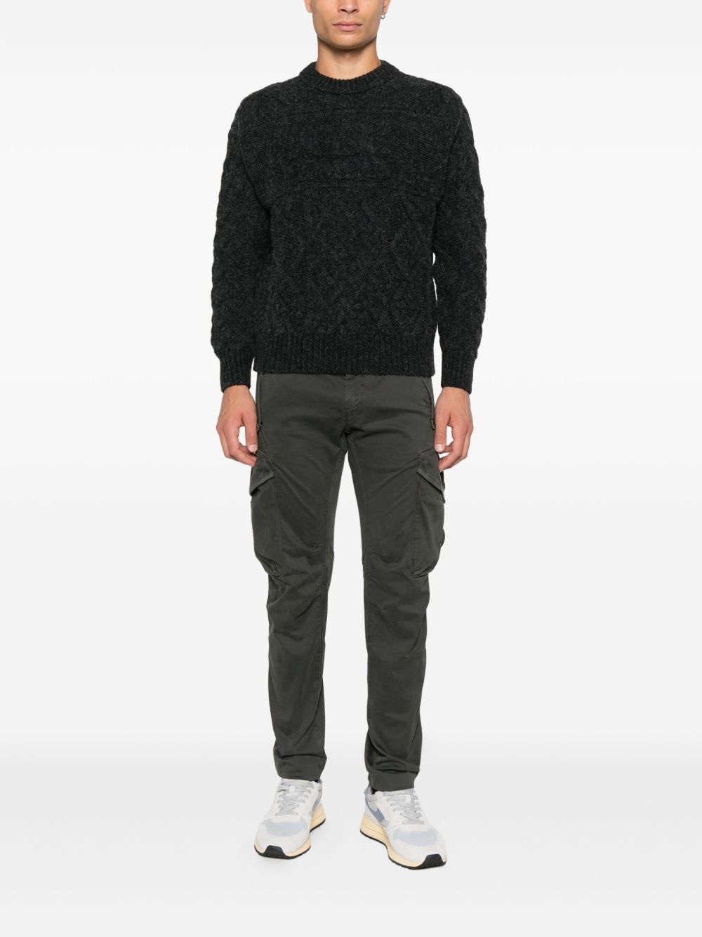 round-neck sweater