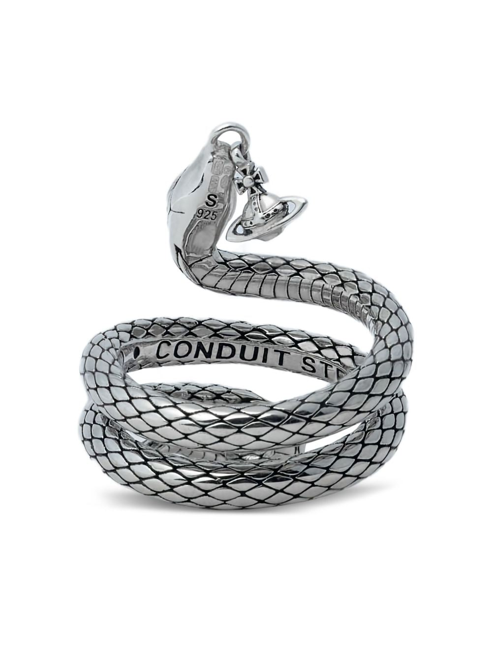 Albane snake-design ring