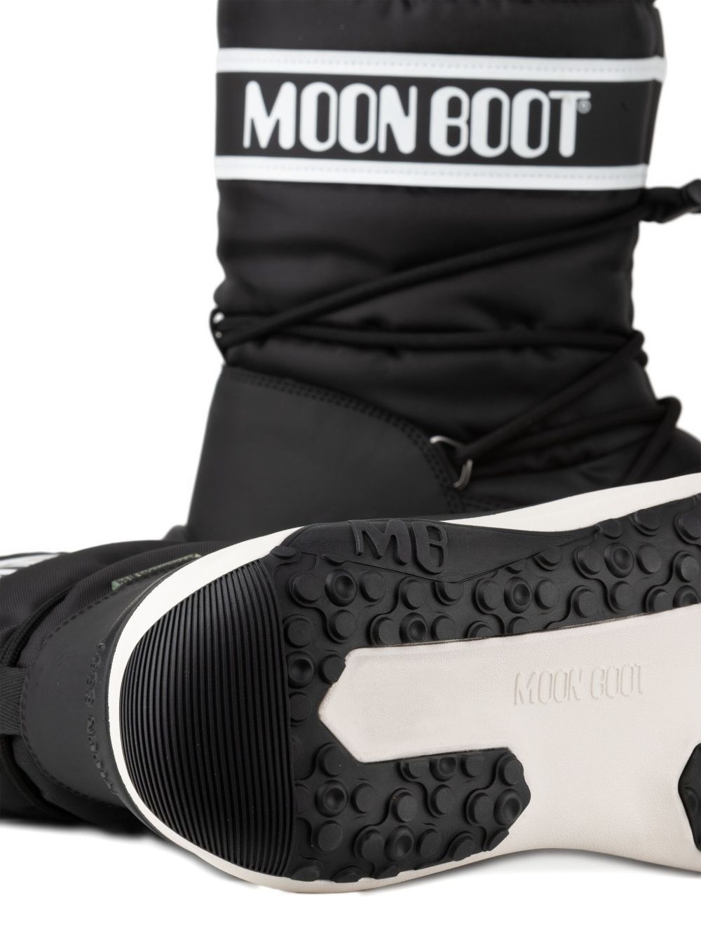 logo-print platform boots
