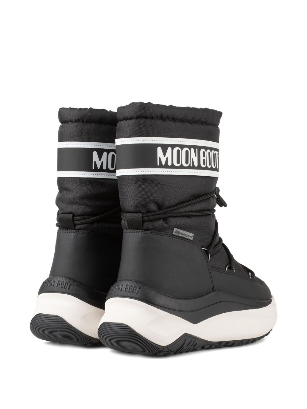 logo-print platform boots