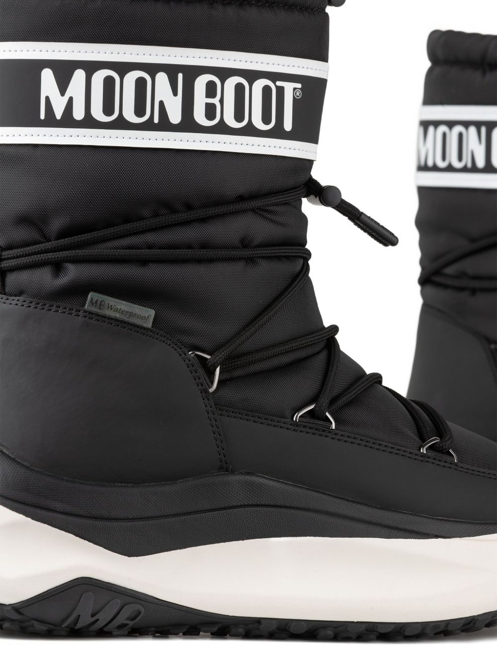 logo-print platform boots