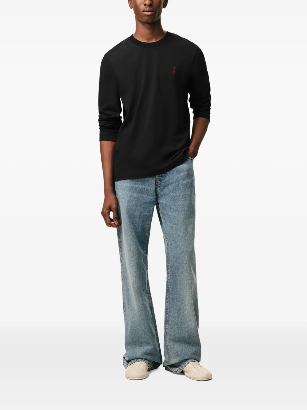 Ami De Coeur organic-cotton long-sleeve T-shirt