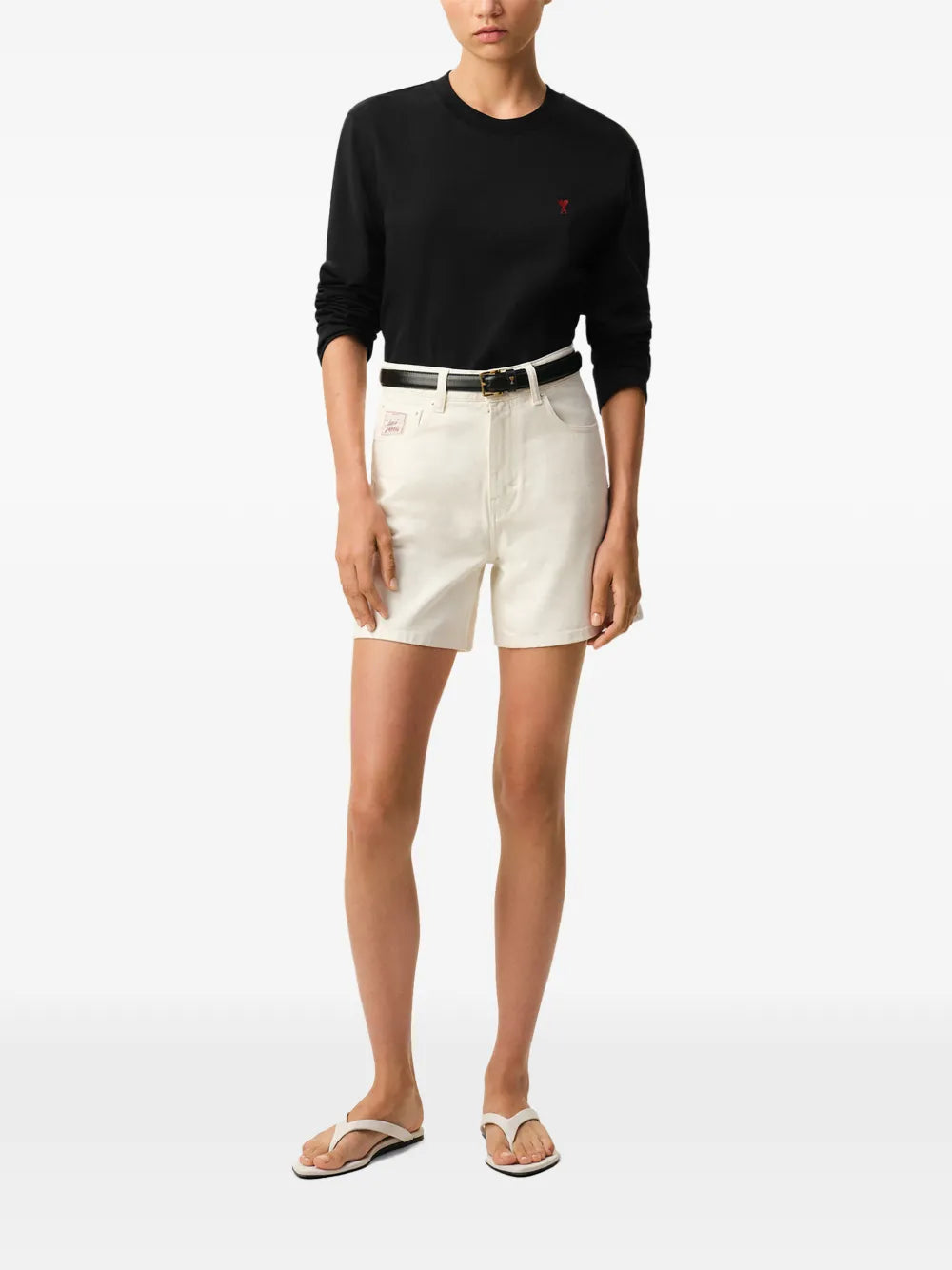 Ami De Coeur organic-cotton long-sleeve T-shirt