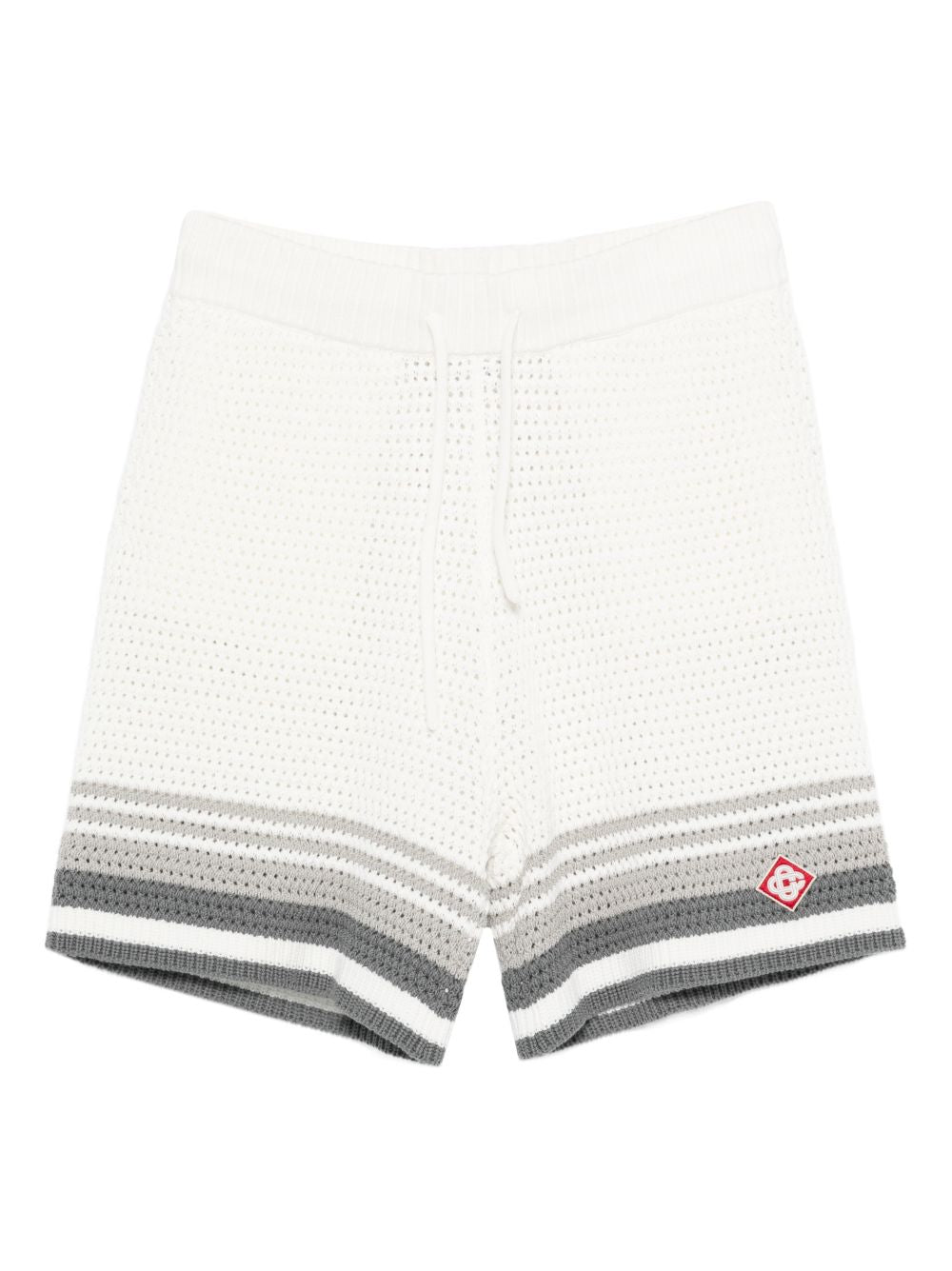 crochet striped shorts